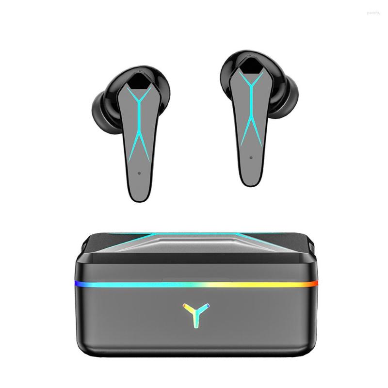 Earphone Bluetooth V5.1 Trådlösa spel hörlurar in öratvattentät stereo sportbrusreducering mini hifi öronsnäckor