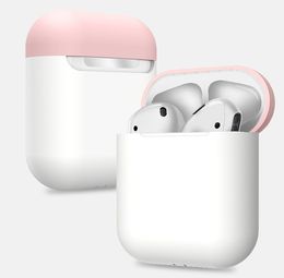 Funda de auriculares para Apple AirPods Cubierta para True Wireless Bluetooth Auriculares Air Pods Bolsa de protección AirPod Accesorios