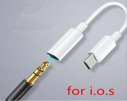 Éclairage de câble de convertisseur d'écouteur d'écouteur Câble de convertisseur vers un adaptateur de connecteur audio audio popup 35 mm pour le cordon iOS 12 13 pour 78 PL2612576