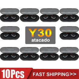 Écouteurs 10pcs en gros de casques d'écoute sans fil Y30 TWS Bluetooth Elecphone 5.0 Écouteurs de casque stéréo avec microphone pour iPhone Xiaomi