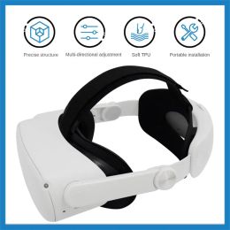 Écouteurs 1 ensemble de tête de tête pour Oculus Quest 2 Elite VR Casque de casque de remplacement partie Réduisez la pression de la tête pour Oculus Quest2 Elite Headset