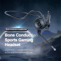 Écouteurs 2021 Nouveau casque de jeu à faible latence M1Conduction osseuse Bluetoothcompatible écouteur Sport en cours d'exécution casque sans fil étanche