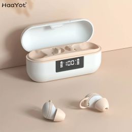 Écouteurs 2022 Super Mini Sleep Ecophone avec microphone Bluetooth 5.1 Écouteurs TWS sans fil invisibles Nano Taille True Wireless Earpiece