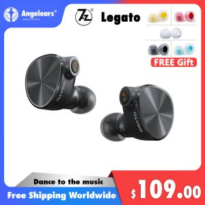 Écouteurs 7Hz LEGATO DUAL Dynamic Drivers IEM Elecphones / hautsformance n52 aimant basse punchy treble hifi inen inférieur 7hz dioko zéro