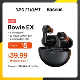 Écouteurs Baseus Bowie EX TWS écouteurs 5.3 casque Bluetooth contrôle tactile suppression du bruit casque de jeu écouteurs sans fil