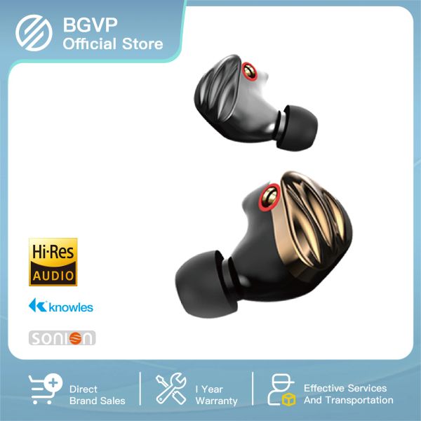 Auriculares BGVP NS9 7BA+2DD Unidad de controlador en la oreja con cable Monitor HiFi auriculares deportivos Gamer con interfaz MMCX sonido ajustable