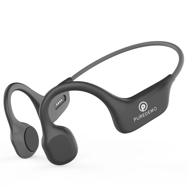 Écouteurs Bluetooth 5.3 Écouteurs de conduction en os Écouteurs sans fil IPX5 casque sportif imperméable avec micro pour les séances d'entraînement en conduite