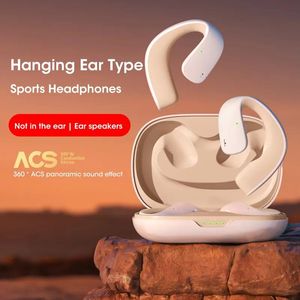 Oortelefoon Beengeleiding Tws Bluetooth 5.3 Draadloze hoofdtelefoon Clip Oor Muziek Ruisonderdrukkende headset Hd Oproep Sport voor Mannen Vrouwen Cadeau