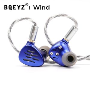 Écouteurs BQEYZ WIND Inear écouteur série météo filaire moniteur écouteurs bobine Conduction osseuse 12mm pilote dynamique 2.5/3.5/4.4MM connecteur