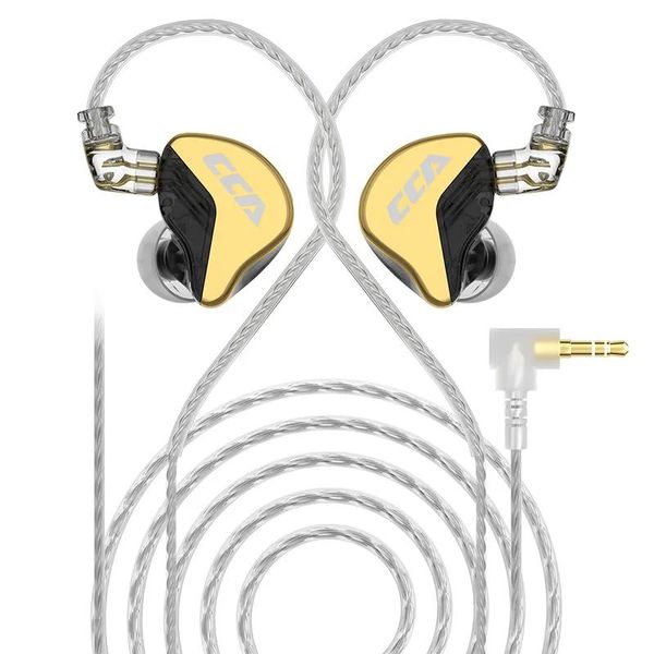 Écouteurs CCA CRA + suspendus dans l'oreille casque HiFi filaire moniteur casque antibruit Sport Gamer écouteurs écouteurs KZ EDX Pro NRA EDS