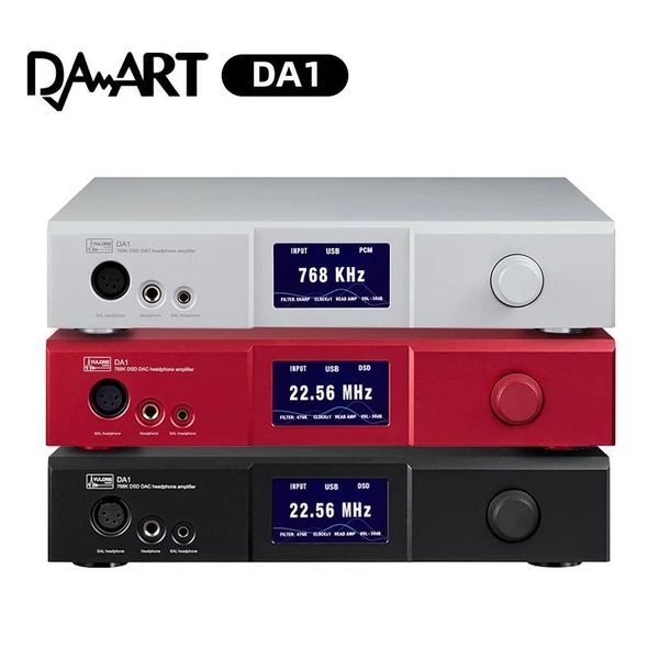 Auriculares DAART Yulong DA1 AK4499EQ DAC amplificador de auriculares preamplificador todo en uno DSD512 32Bit/768kHz decodificador