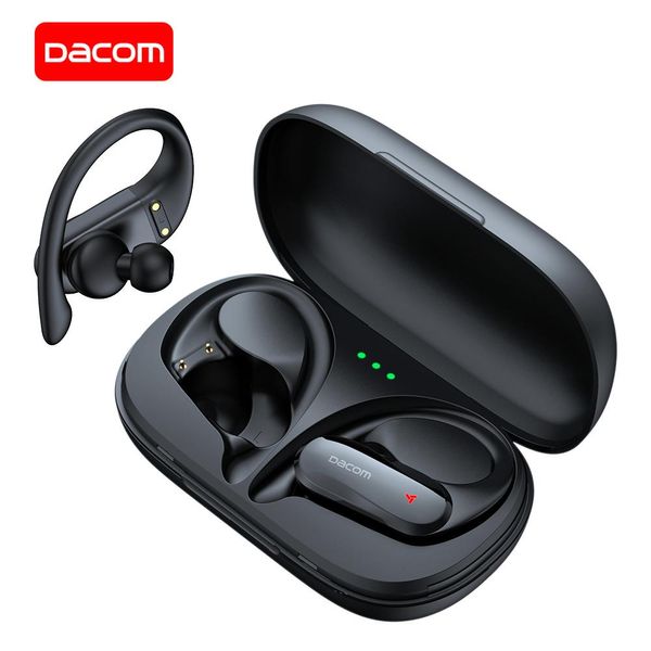 Écouteurs Dacom athlète Tws Pro Ture sans fil écouteurs stéréo Bluetooth V5.0 étanche Sport casque pour Hifi