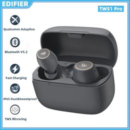 Kopfhörer EDIFIER TWS1 Pro Echte kabellose Kopfhörer Bluetooth 5.2 aptX Adaptive 42 Stunden Wiedergabe TypeC Schnellladung CVC8.0 Geräuschunterdrückung