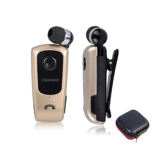 Auriculares FINEBLUE F920 auriculares inalámbricos Bluetooth manos libres auriculares recordatorio de llamadas vibrador usar Clip controlador para teléfono con micrófono