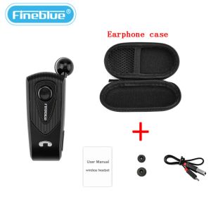 Écouteurs fineblue f930 sans fil rétractable portable mini bluetooth appelle les appels de casque rappelle vibration usure sport sportive en cours d'écoute