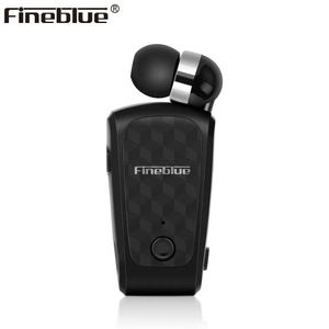 Auriculares Fineblue FQ10 Bluetooth 5,0 auriculares inalámbricos Cable de teléfono auricular retráctil música Clipon auriculares micrófono manos libres