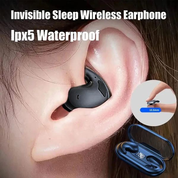 Écouteurs pour écouteurs de sommeil sans fil Xiaomi Écoute Bluetooth réduction du bruit invisible casque tws casque confortable avec micro