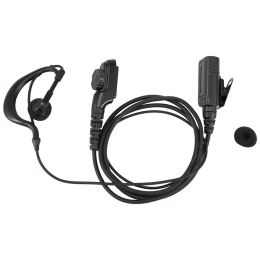 Oortelefoon G Vorm Oortelefoon Headset Met Grote Ptt Voor Hytera Radio Pd580 Pd700 Pd780 Pt580h