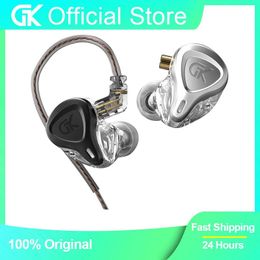 Écouteurs GK G5 Métal Filaire Écouteur Dans L'oreille HiFi Basse Musique Écouteur Casque Avec Microphone Antibruit Sport Moniteur Casque