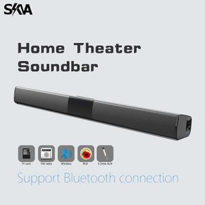 Écouteurs Home Cinéma Barre de Son Sans Fil Bluetooth HiFi Qualité Support TWS pour TV Soundbar Box Radio Lecteur de Musique avec Télécommande