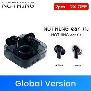 Écouteurs en stock Version globale Rien d'oreille (1) 1 TWS True Wireless Écouteurs 3MIC ACTIVE BRUIT ANNELLATION EARBUDS ANC 11,6 mm Pilote