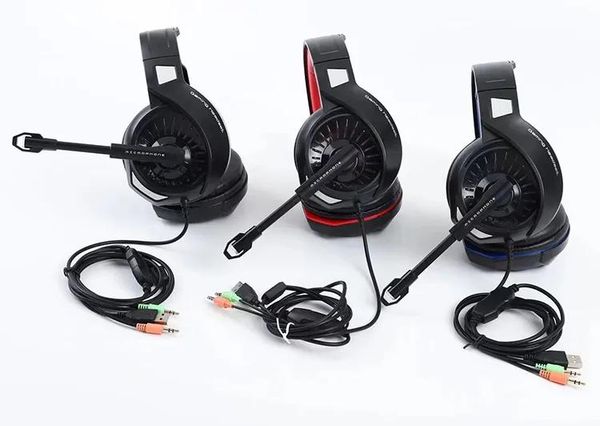 Auriculares Internet Bar Computadora Gaming Auriculares PC Gamer Auriculares con micrófono