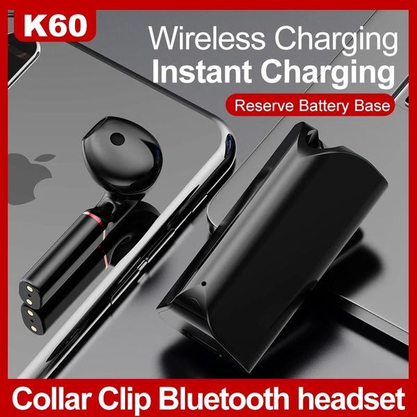 Écouteurs K60 Mini écouteur professionnel sans fil Fone Bluetooth écouteur pour téléphone Android écouteurs avec Microphone casque mains libres