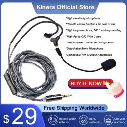 Écouteurs Câble d'écouteur Kinera Celelest Ruyi avec microphone de flèche détachable IEM Pickup Gaming Esports Livestreaming Mic