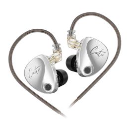 Écouteurs KZ Castor dans l'oreille HiFi écouteur 2 dynamique haut de gamme réglable Armature équilibrée Sport casque de jeu écouteurs antibruit