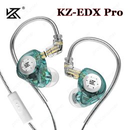 Écouteurs KZ Edx Pro Eletphone Bass Earbud dans l'oreille Monitor Casque Sport Noise Annulation de 3,5 mm Casque HiFi Wired avec / sans microphone