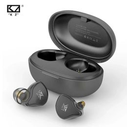 Écouteurs KZ S1 S1D TWS Bluetooth 5.0 écouteurs hybrides dynamiques écouteurs contrôle tactile suppression du bruit Sport casque de course KZ S2 Z1 PRO