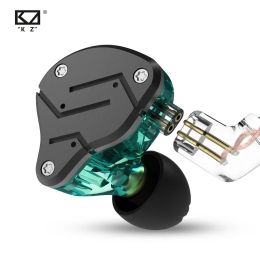 Écouteurs kz zsn 1dd 1ba hybride dans l'oreille écouteurs hifi bass music jeu casque de jeu remplaçable kz zst zstx zsnpro x zs10 pro dq6 edx