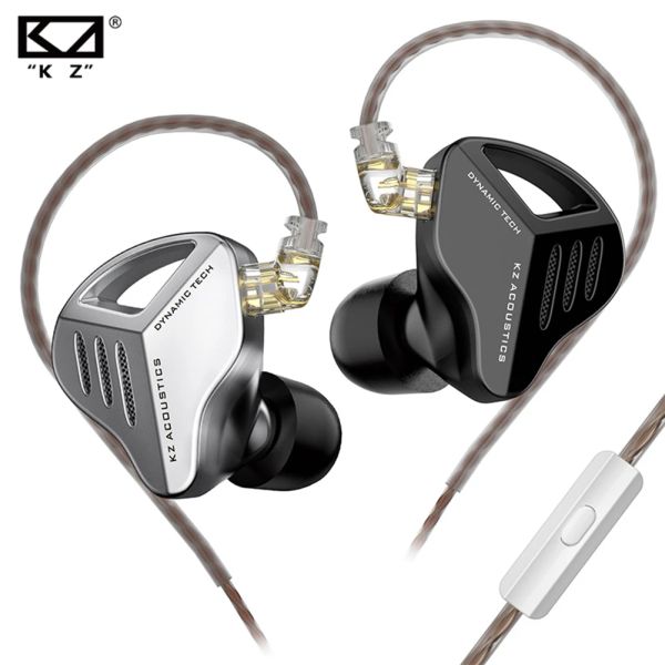 Écouteurs KZ ZVX écouteurs 1 dynamique HIFI basse écouteurs dans l'oreille moniteur casque Sport suppression de bruit casque kz edx PRO kz zsn PRO