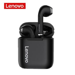 Écouteurs Lenovo LP2 sans fil Bluetooth 5.0 écouteurs stéréo basse contrôle tactile casque sans fil sport écouteurs étanche casque micro