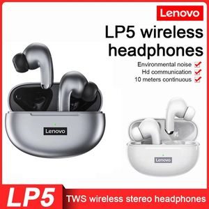 Écouteurs Lenovo LP5 Wireless Bluetooth Headphones HeadSets 9d STREOT STORSTH TEATHOPHOP EARBUDS Écouteurs Bluetooth avec micro