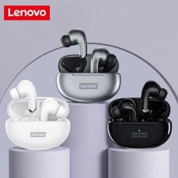 Lenovo LP5 Casque sans fil Bluetooth Écouteurs étanches HiFi Musique Kit d'écouteurs pour le sport avec micro Casque Réduction du bruit