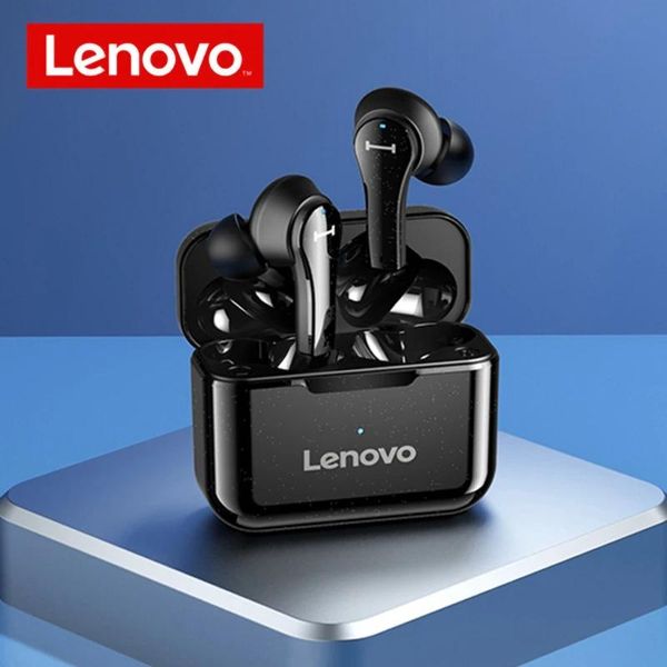 Auriculares Lenovo Qt82 Tws auriculares inalámbricos Bluetooth botón táctil estéreo de alta fidelidad vídeo deportes auriculares internos auriculares impermeables con micrófono