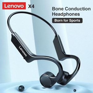 Écouteurs Lenovo X4 Conduction osseuse Bluetooth écouteur Sport casque sans fil IPX5 étanche tour de cou casque Bluetooth casque Fone