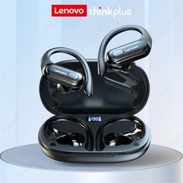 Kopfhörer Lenovo Xt60 Bluetooth 5.3 Kopfhörer Echte kabellose Kopfhörer Tastensteuerung Rauschunterdrückung Ohrbügel Wasserdicht mit Mikrofon-Headset
