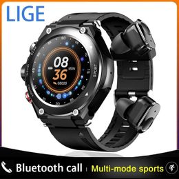 Oortelefoon LUIK 2022 TWS Bluetooth Oortelefoon Oproep Muziek Lichaamstemperatuur Smartwatch Mannen SmartWatches DIY Horloge Gezicht Sport Smartwatch Vrouwen