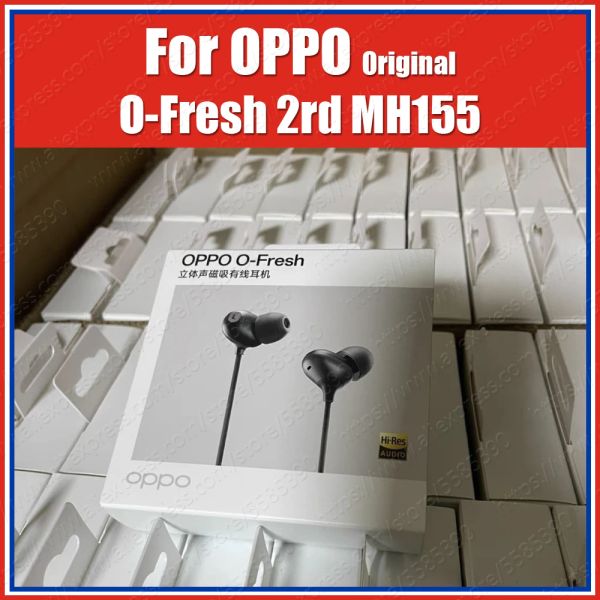 Écouteurs MH155 Oppo Fresh 2rd Original Stéréo Wired Earphone Type C Headset Video Game Office Sport Office Outdoor Sport Headphones