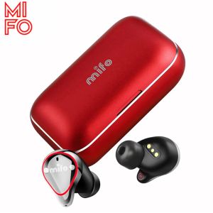 Oortelefoons Mifo O5 Mini Fone Bluetooth 5.0 Hoofdsets True Wireless Ear Buds Hands Free Sport Stereo Headset TWS Waterdichte oortelefoon Running