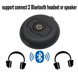 Écouteurs Connexion multipoint Portable Bluetooth 5.0 RCA Aux 3,5 mm Transmetteur audio stéréo TV Adaptateur de musique sans fil pour deux écouteurs