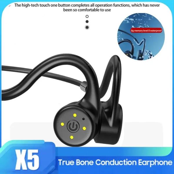 Écouteurs nouveau casque Sport course natation étanche BluetoothCompatible casque X5 sans fil écouteur avec micro pour Lenovo sondeur