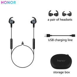 Écouteurs New Honor XSPORT AM61 Connexion sans fil Bluetooth avec Mic Style Inear Charge Chasque Easy HeadSet pour Huawei iOS Android