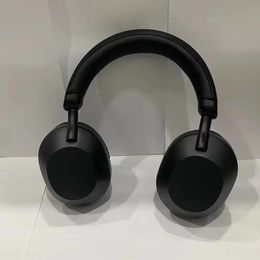 Oortelefoon nieuwe luxe gaming oortelefoons voor Sony WH1000XM5 Bluetooth -hoofdtelefoon draadloze stereo headset fessional hoofdtelefoon opvouwbare ruis CA CA