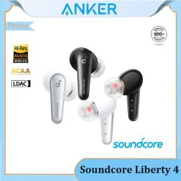 Oortelefoons originele Anker Soundcore Liberty 4 echte draadloze oordopjes met premium geluid en ruimtelijke audio, knapperig, helder geluid via ACA