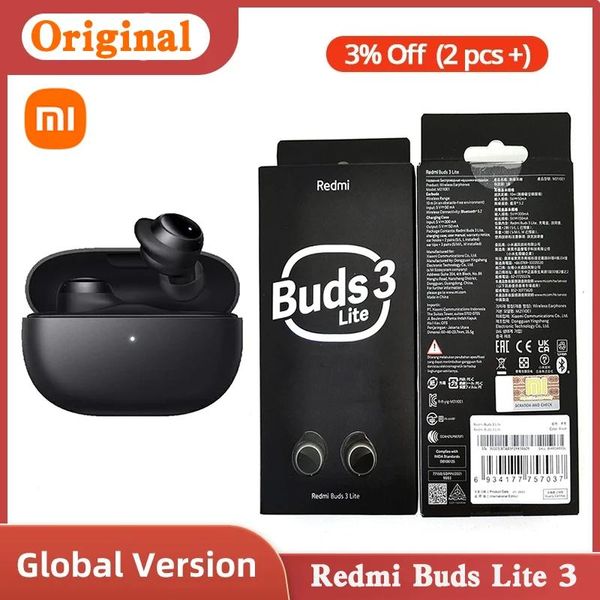 Version mondiale originale Redmi Buds 3 Lite Xiaomi écouteur Tws sans fil Bluetooth 5.2 casque de jeu Mi Airdots 3 Lite écouteurs