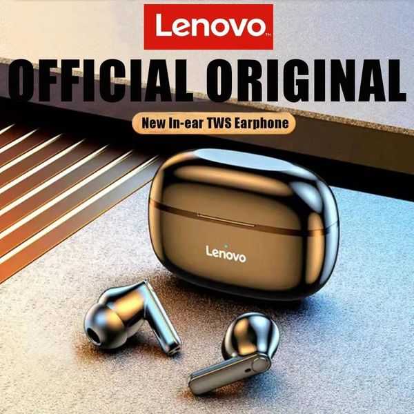 Écouteurs d'origine Lenovo Ht05 sans fil Bluetooth écouteurs Tws blanc casque Ipx5 étanche écouteur He05 Xe05 casque de réduction de bruit