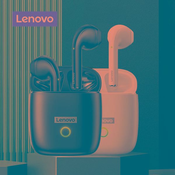 Écouteurs Original Lenovo LP50 Bluetooth Bluetooth Écouteurs stéréo HD TWS Wireless avec micro Contrôle tactile imperméable